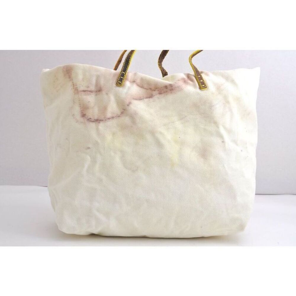 Fendi Vintage Canvas Leather Python Motif Shoulde… - image 2